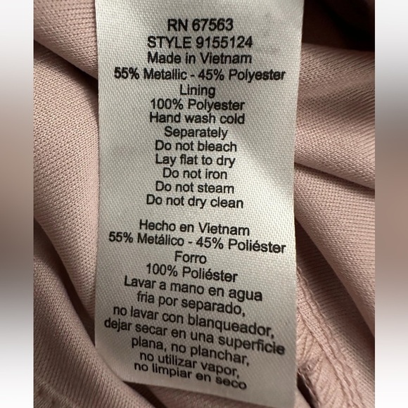 SLNY Women's Dusty Blossom Rose Tiered Sz 16 Short Sleeve Knee Length Dress NWT - Picture 11 of 13